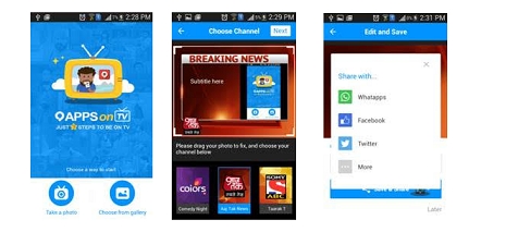 Create and Share Your Own Breaking News With 9Apps OnTV