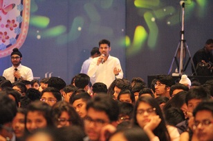 Dr. Subhash Chandra speaks at the World’s Largest Residential Youth Conference