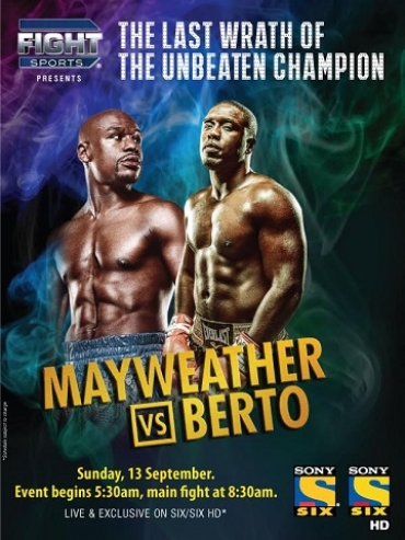Fight Sports & Sony Six bring Mayweather Jr vs Andre Berto live & exclusive