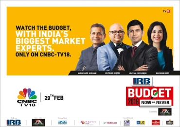 India's Biggest Business & Market Experts on CNBC-TV18, this Budget 2016