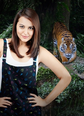 Sonakshi Sinha to be the face of Animal Planet’s 2016 Where Tigers Rule campaign 2 Sonakshi Sinha to be the face of Animal Planet’s 2016 Where Tigers Rule campaign