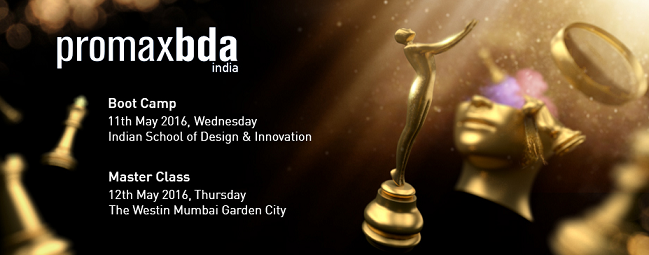 Rob Middleton, Graeme Newell & Fiona King to speak at PromaxBDA 2016 in India