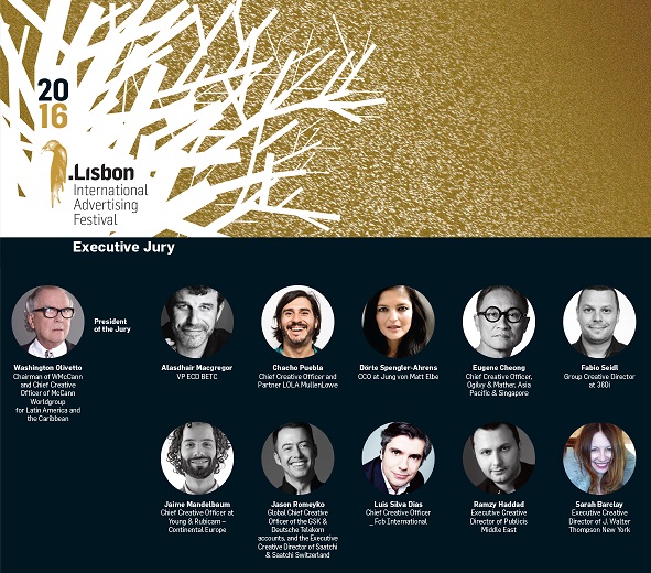 Lisbon International Advertising Festival announces Executive Jury