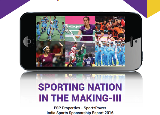 Sports Sponsorship in India grew by 12.3% in 2015