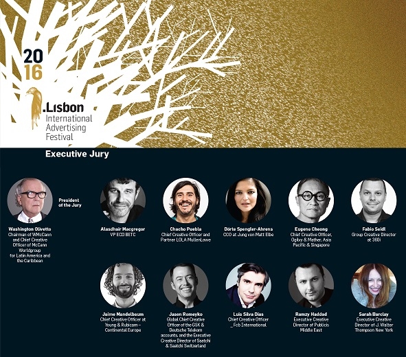 Lisbon International Advertising Festival announces Executive Jury