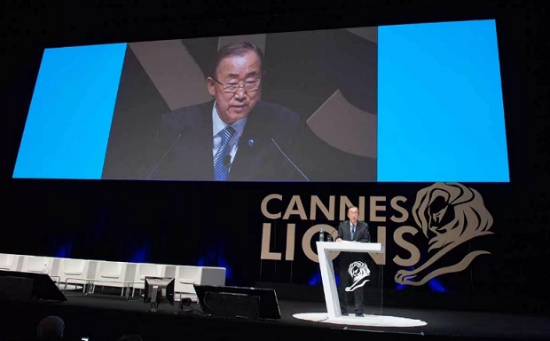 Ban Ki-moon brings together Advertising's 'Big Six' in Cannes