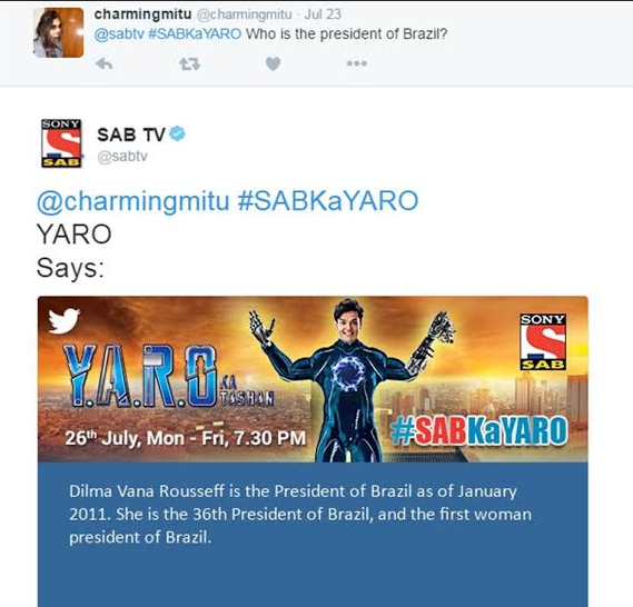 Sony SAB partners with Twitter for YARO Ka Tashan