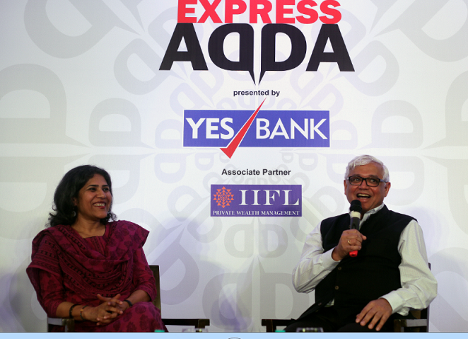 Express Adda with writer Amitav Ghosh