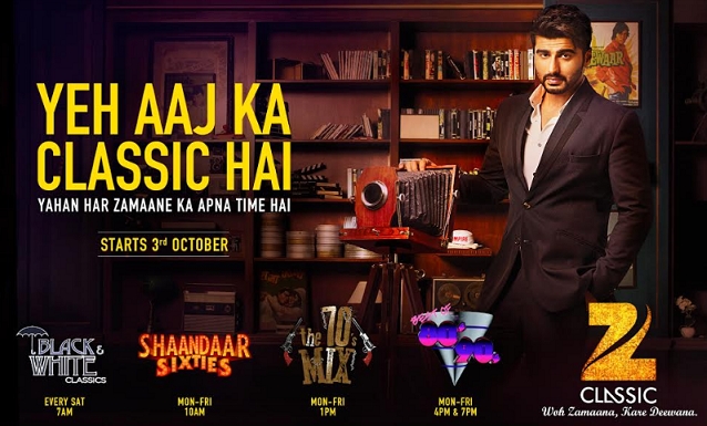 Zee Classic announces Arjun Kapoor as Channel Ambassador with 'Aaj Ka Classic' 2 Zee Classic announces Arjun Kapoor as Channel Ambassador with 'Aaj Ka Classic'