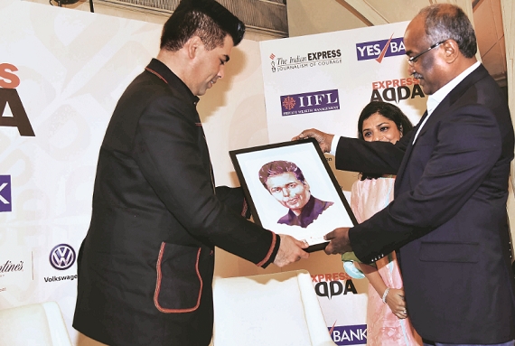 Karan Johar says,“Digital is the future” at Express Adda