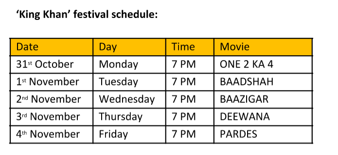 Zee Classic celebrates SRK's 51st birthday with King Khan Festival