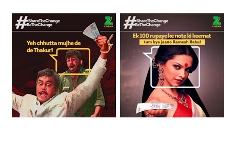 Join in and lets- #ShareTheChangeBeTheChange with Zee Cinema 2 Join in and lets- #ShareTheChangeBeTheChange with Zee Cinema