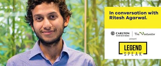 Ritesh Agarwal, Founder and CEO - OYO, speaks to budding entrepreneurs