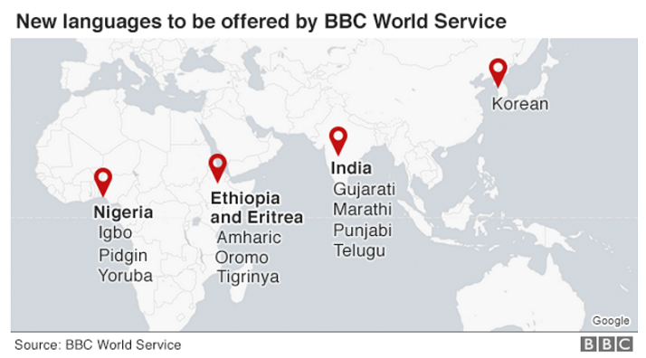 BBC World Service to broadcast in 4 more Indian languages 4 BBC World Service to broadcast in 4 more Indian languages