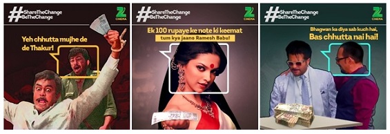 Join in and lets- #ShareTheChangeBeTheChange with Zee Cinema 3 Join in and lets- #ShareTheChangeBeTheChange with Zee Cinema