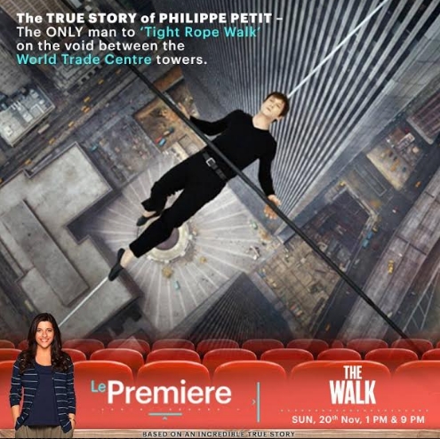 Sony Le Plex HD to premiere The Walk 2 Sony Le Plex HD to premiere The Walk