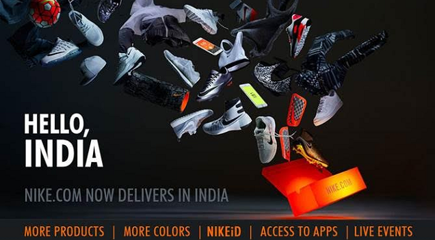 Nike.com launches in India