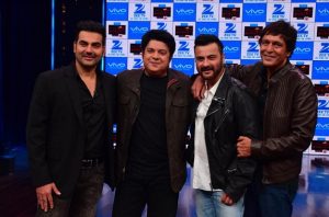Arbaaz Khan, Sanjay Kapoor and Chunkey Pandey or ZEE TV's Yaaron Ki Baraat