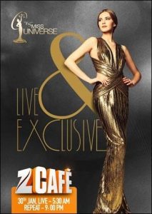Miss Universe 2016 to air on Zee Café live from Philippines