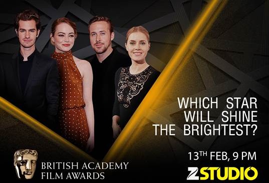 70th British Academy Film Awards 2017 to air on Zee Studio & Zee Studio HD