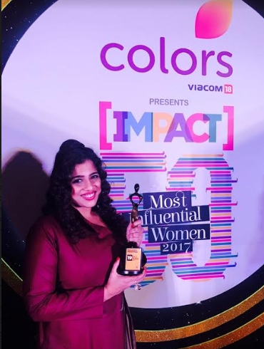 Red FM’s RJ Malishka honoured with Impact’s 50 Most Influential Women in Media 2017