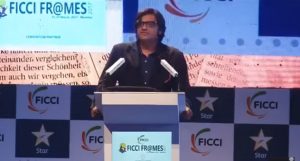 Arnab Goswami speaks at FICCI FRAMES 2017