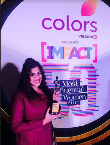 Red FM’s RJ Malishka honoured with Impact’s 50 Most Influential Women in Media 2017
