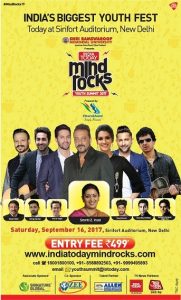 Bollywood star Sanjay Dutt to speak at India Today Mind Rocks 2017