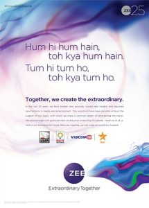 ZEE Entertainment expresses its gratitude and acknowledges contribution of its peers