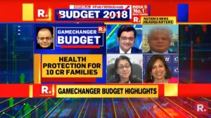 Republic TV breaks viewership records on Budget Day 2018