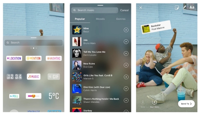 Instagram Launches Music in Stories