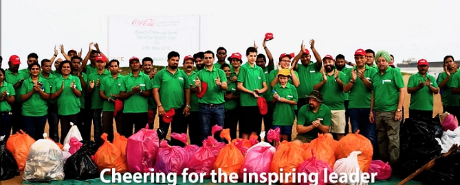 Christina Ruggiero,CEO,Hindustan Coca-Cola Beverages celebrates #WorldEnvironmentDay