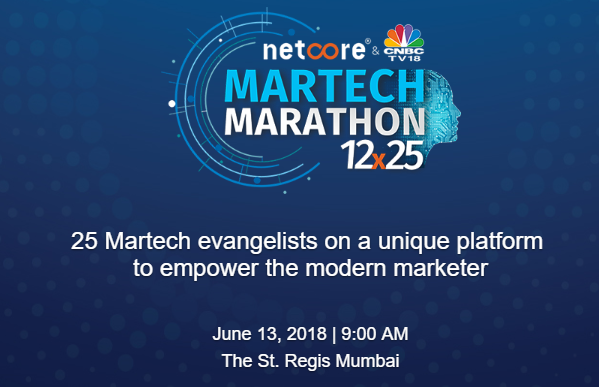 Netcore Solutions and CNBC-TV18 launch ‘The Martech Marathon 12 x 25