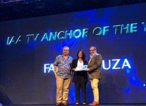 Faye D’Souza receives prestigious ‘IAA News Anchor of the Year’ Award