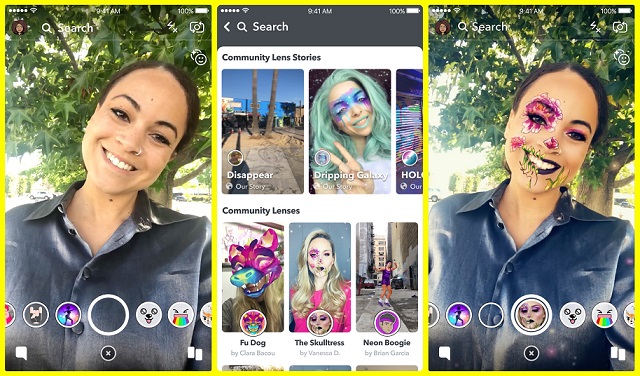 Explore Thousands of Lenses in Snapchat with New Lens Explorer
