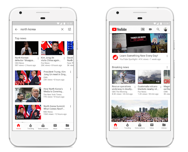 Building a better news experience on YouTube, together