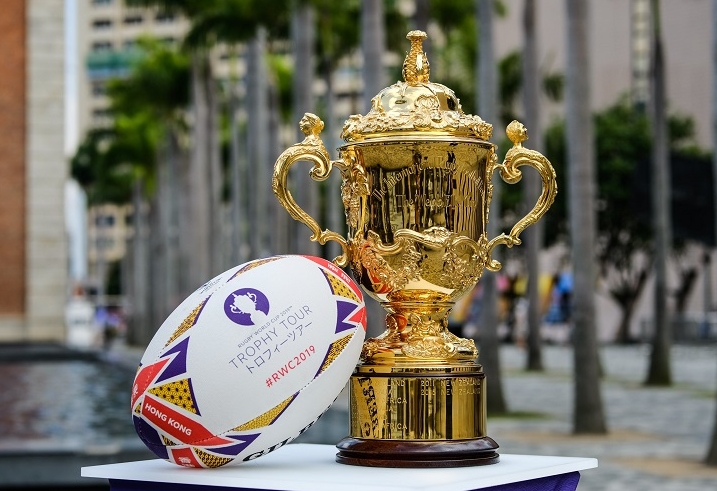 India Prepares to Welcome the Webb Ellis Cup as Part of the Rugby World Cup 2019 Trophy Tour