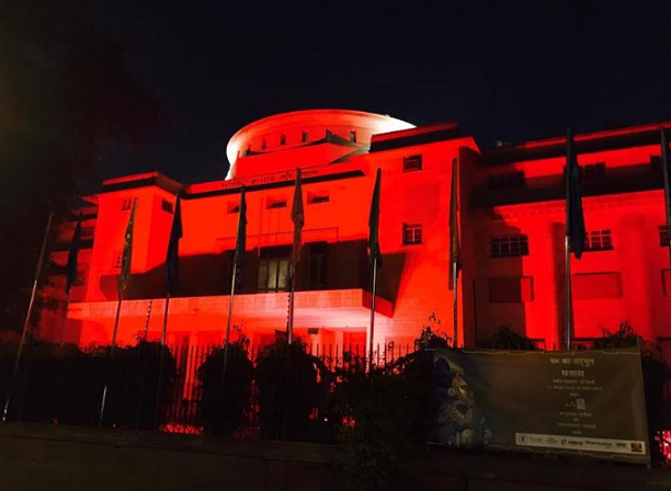 Monuments Turn Red, As National Geographic Raises an Alarm for Planet Conservation