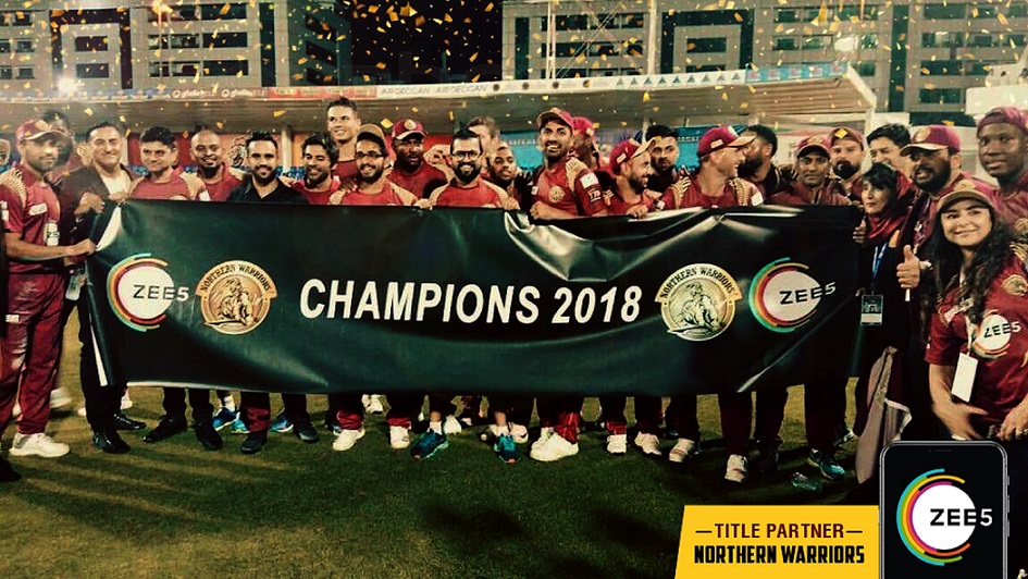 ZEE5’s Northern Warriors emerge victorious in their first ever season of the T10 League 2018