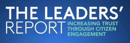 The Leaders’ Report: How governments can better connect with their citizens