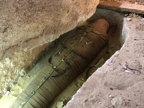 Discovery makes History by finding an exquisitely-preserved 2,500 year old High Priest Mummy