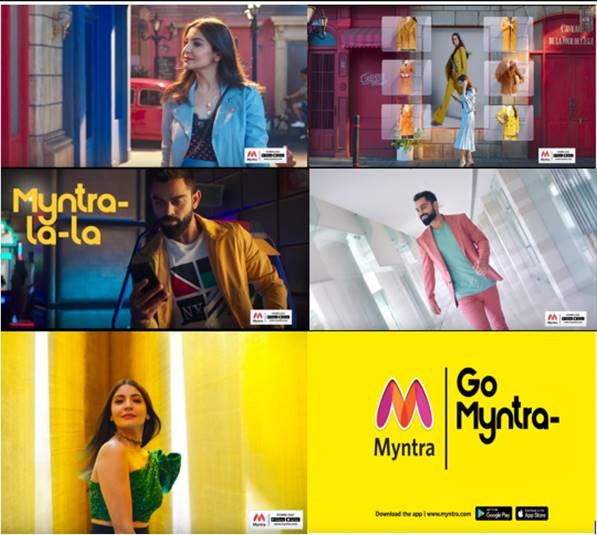 Myntra announces Virat Kohli and Anushka Sharma as its first official brand ambassadors