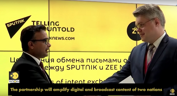 WION partners with Russian news agency Sputnik