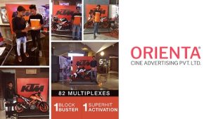 Orienta Cine Advertising executes campaign for Bajaj -KTM bikes