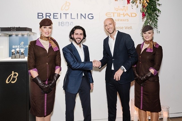 Breitling announces partnership with Etihad Airways