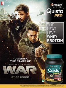 Himalaya Quista PRO Partners with the biggest Bollywood action entertainer “WAR”