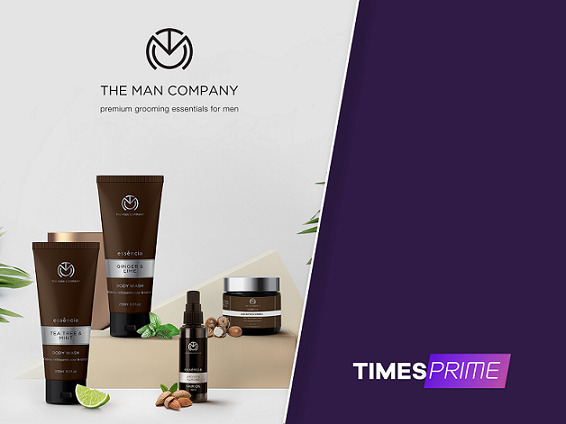 Times Prime partners with premium grooming essentials brand The Man Company
