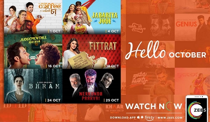 ZEE5 Global rings in the Festive Season with a star-studded lineup this October