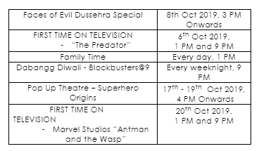 Star Movies Brings You the Best of Television with an Explosive Line Up All October