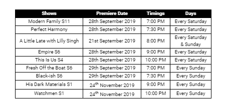 Star World brings ‘Now Trending’ – a line-up of the latest & most anticipated shows on television that will sort out your weekends